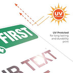 Custom Safety First Sign, OSHA Sign, 24x30 Inches, Rust Free .063 Aluminum - Image 7