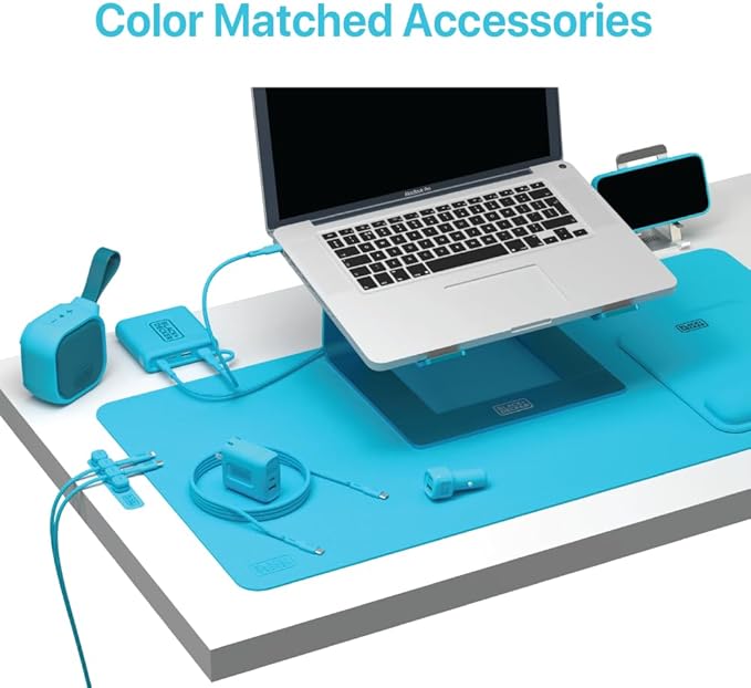 BLACK+DECKER Laptop Stand for Computer Desk, Ergonomic Laptop Stand for Desk - Image 8