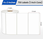L LIKED 4" x 2" Blank Removable Labels - Image 2