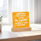 Motivational Reminder Quotes Desk Decor Acrylic Sign, Inspirational - Image 3