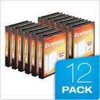 Cardinal Economy 3-Ring Binders, Round Rings, Holds 225 Sheets, Carton of 12 - Image 6