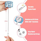 Aoryalps Retractable Badge Reel Holder Retractable - Image 5