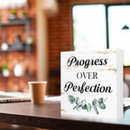 WUZYOU Inspirational Wood Box Sign - Image 3