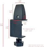 Jhanw 4-Pack Adjustable Aluminum Desk Clamps - Image 2