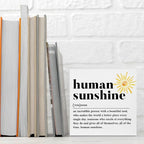 Sunshine Gifts for Women, Inspirational Gifts Human Sunshine Wood Box Sign - Image 3