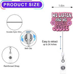 2pc Nurse Badge Reel, Funny Cute Work Badge Holder - Image 3