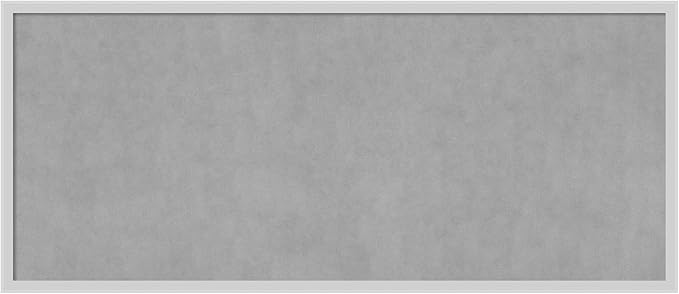 Amanti Art Silver Framed Magnetic Board 21x49 Oversize Vision Board by AmantiArt