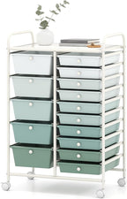 DORTALA 15-Drawer Rolling Storage Cart by DORTALA