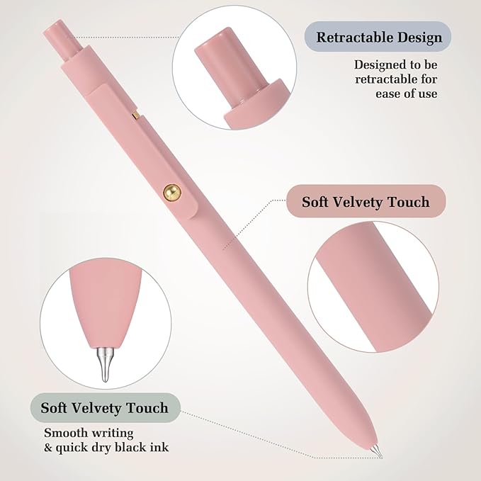 FIOVER Gel Pens, Aesthetic Ballpoint - Image 4