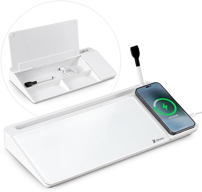 Varhomax Glass Desk Whiteboard by Varhomax