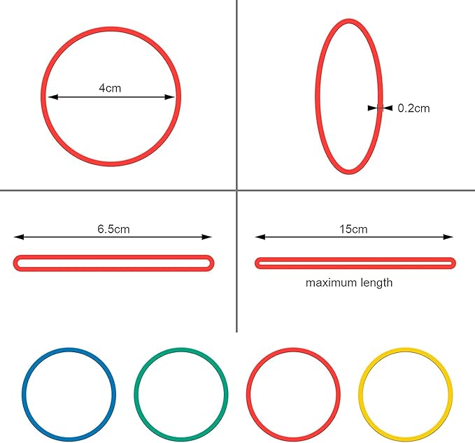 700PCS Multicolor Rubber Bands, Heat Resistant Rubber Band - Image 3