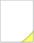 30 Sheets, Printable White Sticker Paper, Laser/Inkjet Printing by TownStix