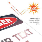 Custom Danger Sign, OSHA Sign, 24x30 Inches, Rust Free .063 Aluminum, Fade - Image 7