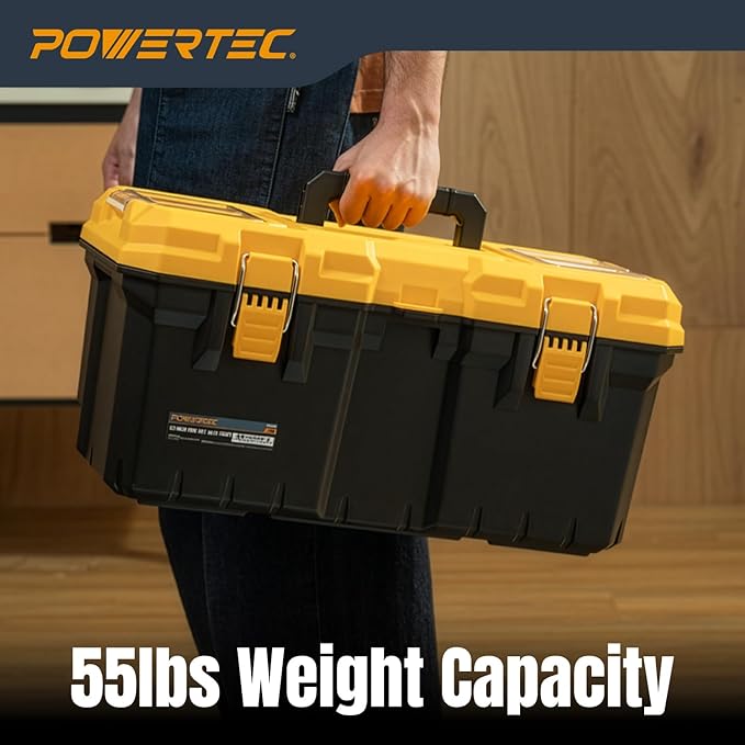 POWERTEC 22-Inch Tool Box with Trays - Image 5