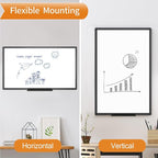 VIZ-PRO Magnetic Dry Erase White Board, 72 X 40 Inches - Image 3