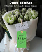 Uniclife 100 Pcs Green Blank Shipping Tags - Image 2