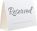20 Pack Modern Reserved Table Sign by TOROS