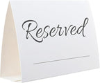 20 Pack Modern Reserved Table Sign by TOROS