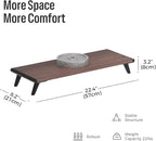 loukin Monitor Stand Riser for Desk, 22.4" x 8.3" Larger Computer Stand for - Image 2