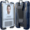 LIUGX Carbon Fiber Badge Holder, ID Card Holder by LIUGX