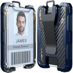 LIUGX Carbon Fiber Badge Holder, ID Card Holder by LIUGX