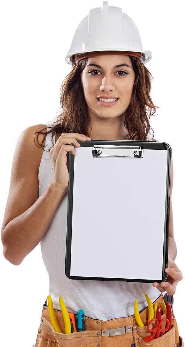 ZCZN Plastic A4 Form Storage Box Case, Clipboard Case, Suitable - Image 8