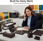RitPin Desk Set, 11-Piece All-in-One – Executive Desk Accessories & Office - Image 9