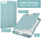 Sooez Clip Boards 8.5x11 with Storage, High Capacity Storage Clipboard - Image 2