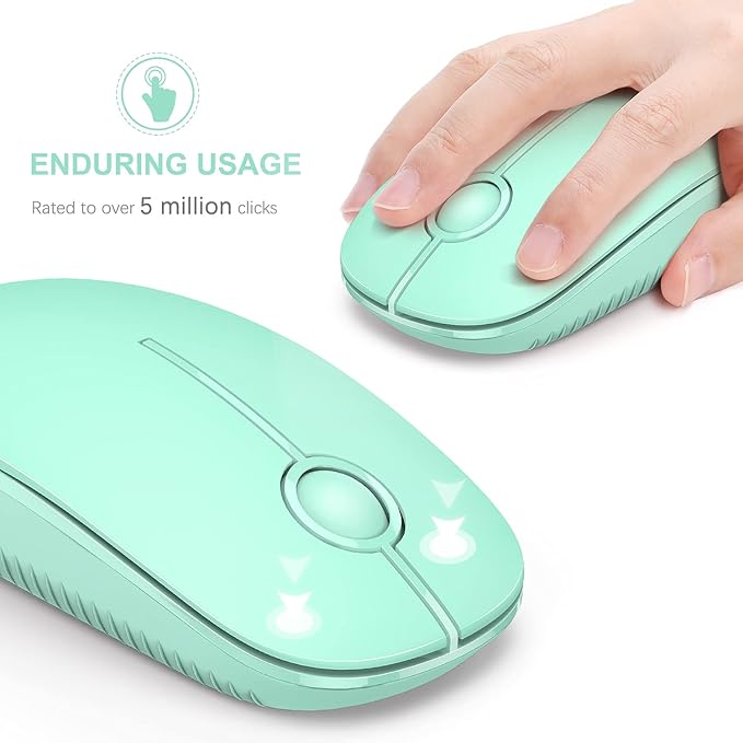 VssoPlor Wireless Mouse, 2.4G Slim Portable Computer Mice - Image 3