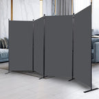 CHOSENM Room Divider, 4 Panel Folding Privacy Screens - Image 7
