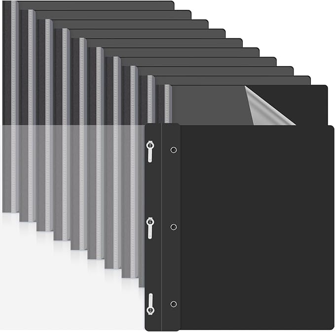 Teling 72 Pack Clear Front Report Covers Bulk Business Report Covers Plastic by Teling