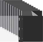 Teling 72 Pack Clear Front Report Covers Bulk Business Report Covers Plastic by Teling