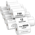 AveneMark 12 Rolls 4" x 2" Direct Thermal Labels