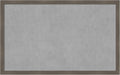 Amanti Art Grey Framed Magnetic Board 26x42 Large Vision Board by AmantiArt