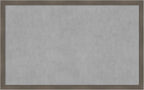Amanti Art Grey Framed Magnetic Board 26x42 Large Vision Board by AmantiArt