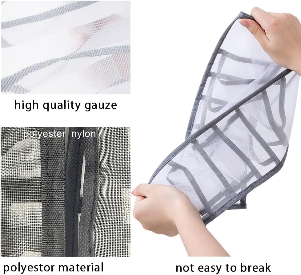 Clothing Storage Set for Socks, Underwear,Bra, Black, 10PCS