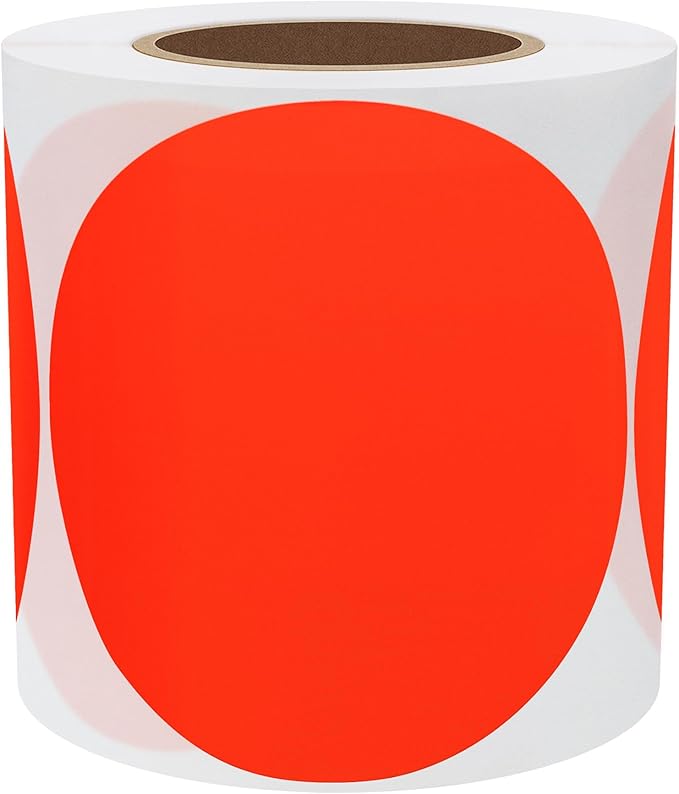 Hybsk Round Color Coding Circle Dots Labels Warehouse Inventory Organizer - Image 3