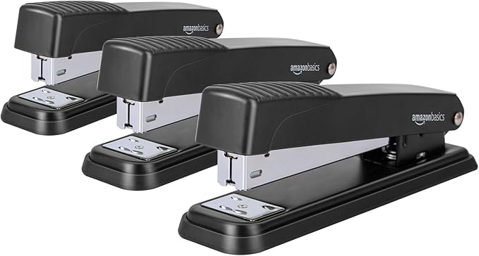 Amazon Basics Desktop Stapler, Full-Strip, 20 Sheet Capacity by AmazonBasics