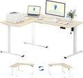 FLEXISPOT L Shaped Standing Desk, 63 x 47 Inch Electric Height Adjustable by FlexiSpot