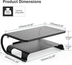 suptek Double-Deck Desk Monitor Stand Riser - Image 5