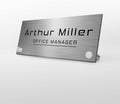 EGD ACM Desk Name Plate Personalized I Custom Office Desk Accessories Decor I by E-GraphicDesignInc