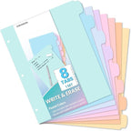 Forvencer 8-Tab Binder Dividers by Forvencer