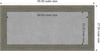 Amanti Art Grey Framed Magnetic Board 27x55 Oversize Vision Board - Image 4