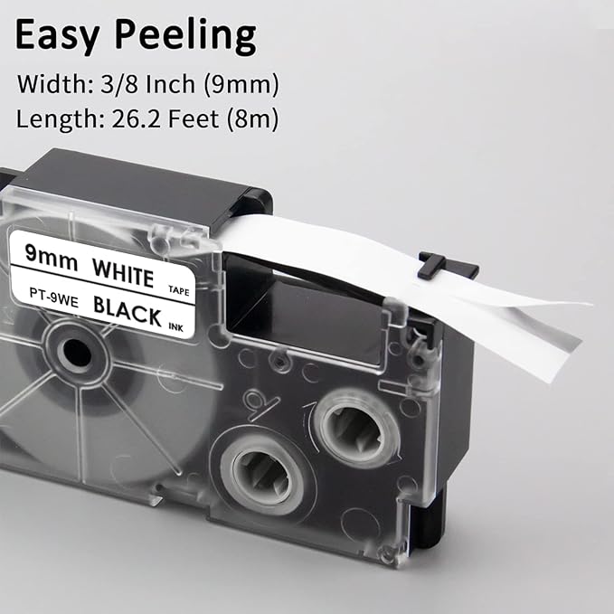 Pristar 6-Pack Compatible Label Tape Replacement - Image 2