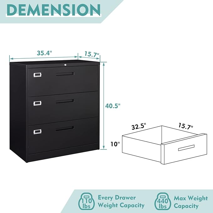 MIIIKO Lateral File Cabinet - Image 3