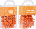 JAM PAPER Colorful Push Pins - Image 2