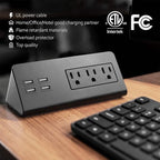 Emerising 2-Pack Desk Edge Mount Power Strips - Image 4