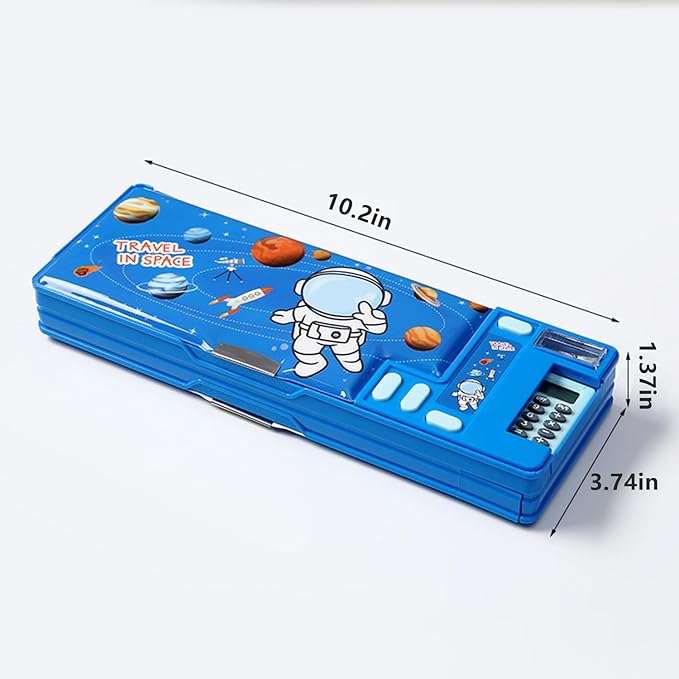 Ristpal Pop Up Multifunction Pencil Case, Cute Cartoon Pen Box Organizer - Image 6