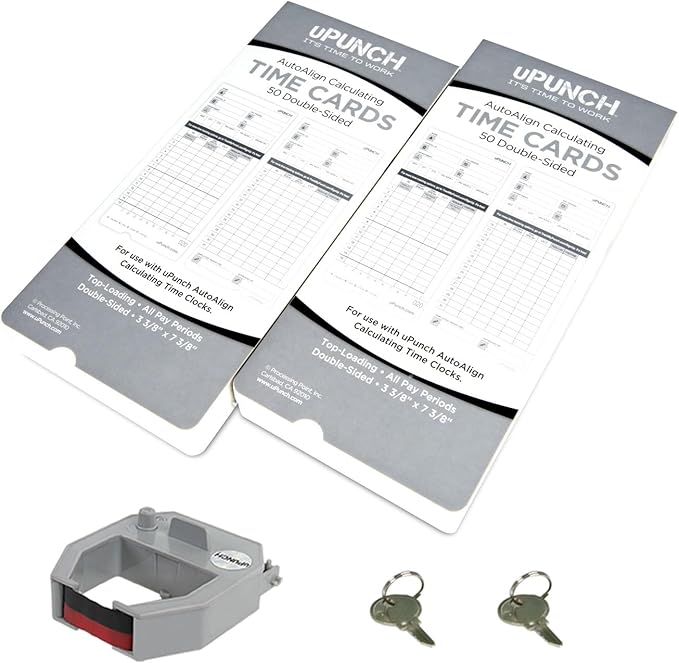 uPunch HN2500 Calculating Time Clock Bundle - Image 7