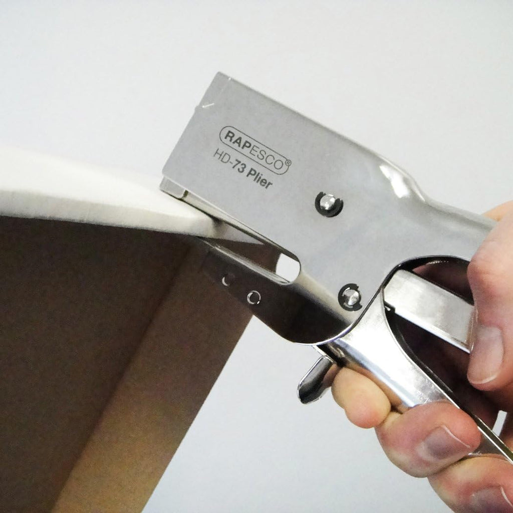 Rapesco Set Classic Heavy Duty 73 Plier Stapler and Staples 73 Type 3/8" - Pack of 2000(1305)